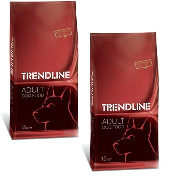 Trendline Kuzu Etli Yetişkin Kuru Köpek Maması 15 Kg 2 Adet