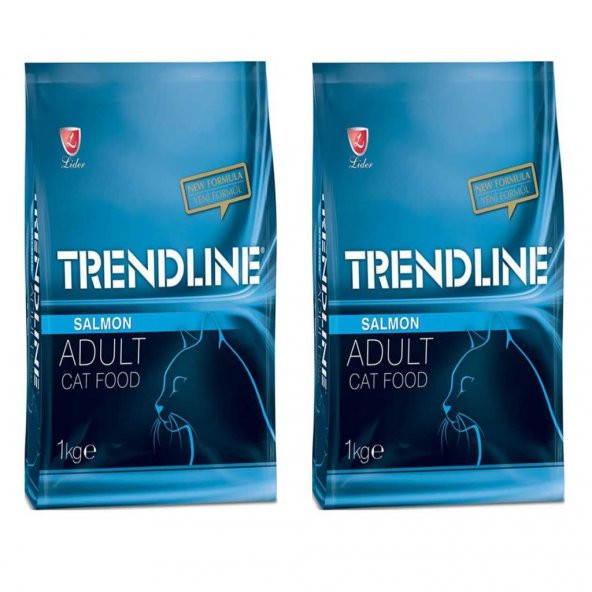 Trendline Somunlu Yetişkin Kedi Maması 1 Kg 2'Li Set