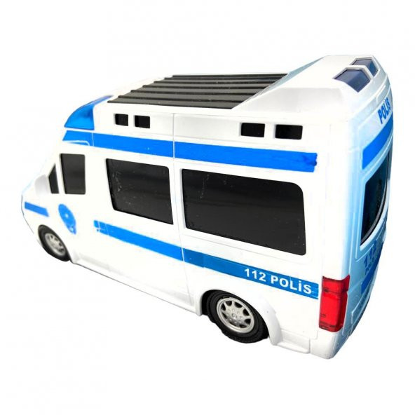 Vardem Oyuncak Çocuklar İçin Pilli Işıklı Polis Arabası - 4