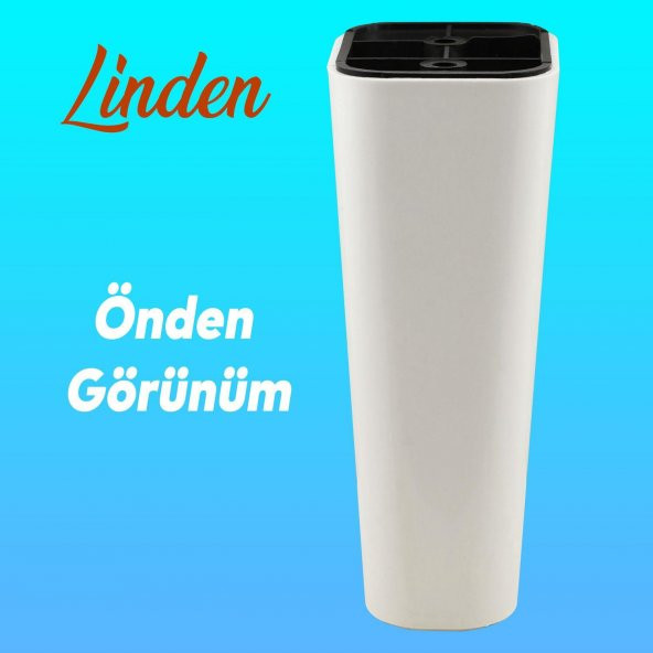 Lüks Mobilya Kanepe Sehpa TV Ünitesi Koltuk Ayağı 14 cm Beyaz Oval Baza Ayak - Resim 6