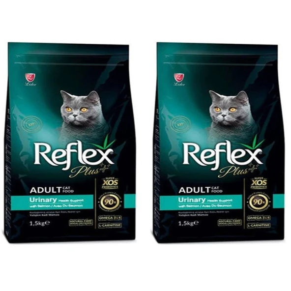 Reflex Plus Urinary Tavuklu Kuru Kedi Maması 1,5 Kg 2 Adet