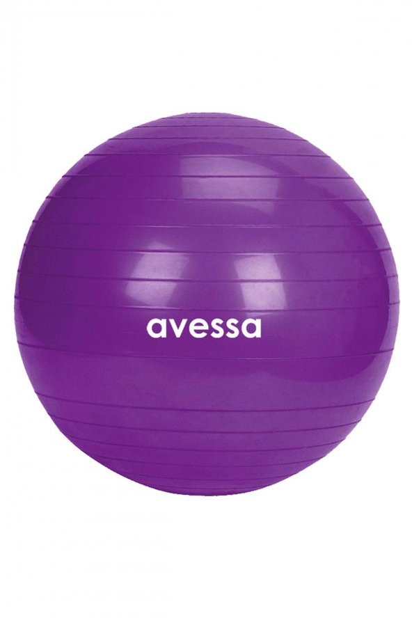 Avessa 55 Cm Pilates Topu Poşet Ambalaj BPT-55 Mor