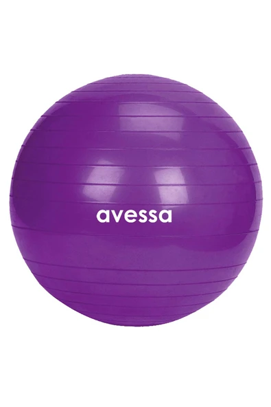 Avessa 55 Cm Pilates Topu Poşet Ambalaj BPT-55 Mor ürün görseli