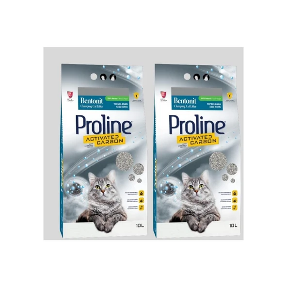 Pro Line Aktif Karbon Kedi Kumu 10 Lt X 2 Adet - 1