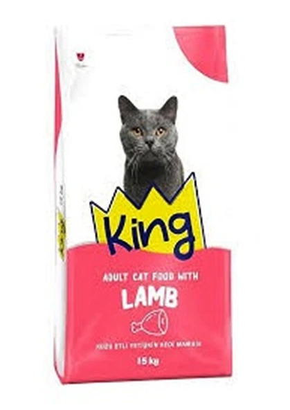 King Kuzulu Ve Pirinçli Yetişkin Kedi Maması 15 Kg