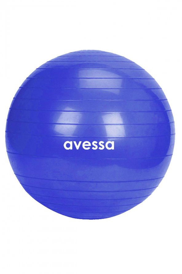 Avessa 55 Cm Pilates Topu Poşet Ambalaj BPT-55 Mavi