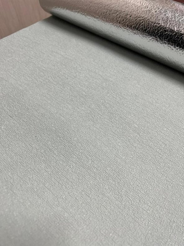 Renkli Duvarlar Kendinden Yapışkanlı Alüminyum Folyolu Isı Ses Yalıtımlı Duvar Kağıdı Paneli 50x280 Cm Su Yeşili - 2