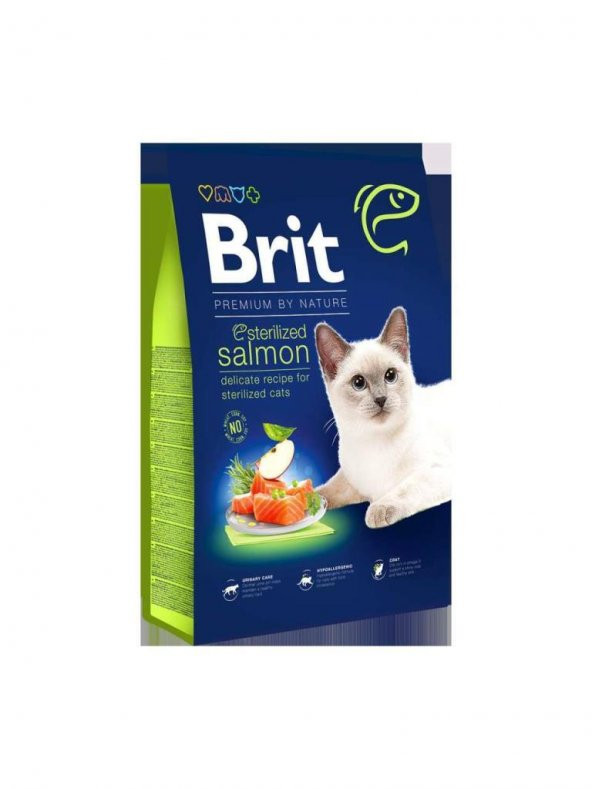 Brit Premium Kısır Somonlu Kedi Maması 8 Kg ürün görseli