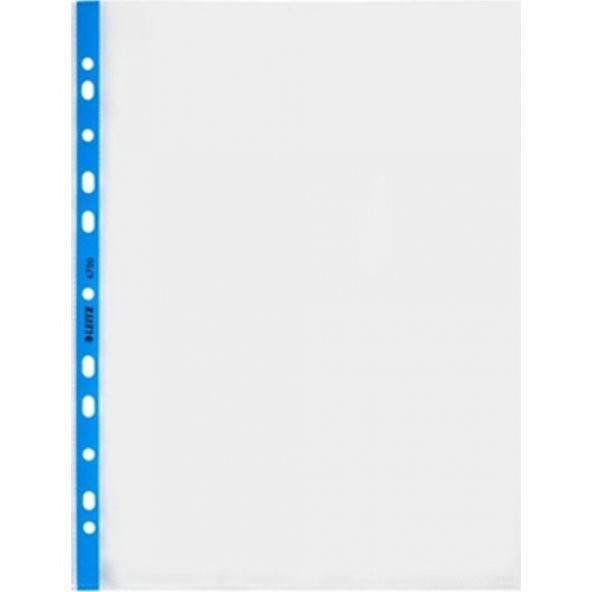 Leitz 4700 Poşet Dosya Kristal Mavi 100LÜ