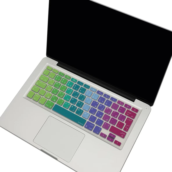 MacBook Klavye Koruyucu Arapça Dazzle Silikon Ters L Enter UK İngilizce Air 13 Pro 13 Pro 15 - 6