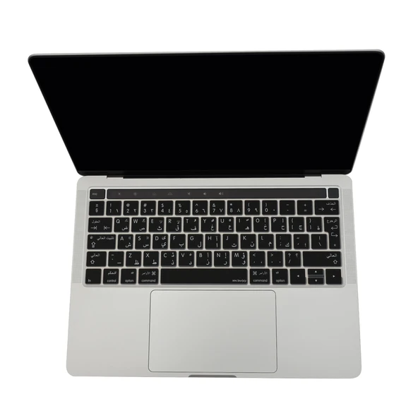 MacBook Pro Arapça Klavye Koruyucu Silikon UK EU Düzeni İnce Yıkanabilir 13 ve 15 inç Uyumlu - Resim 3