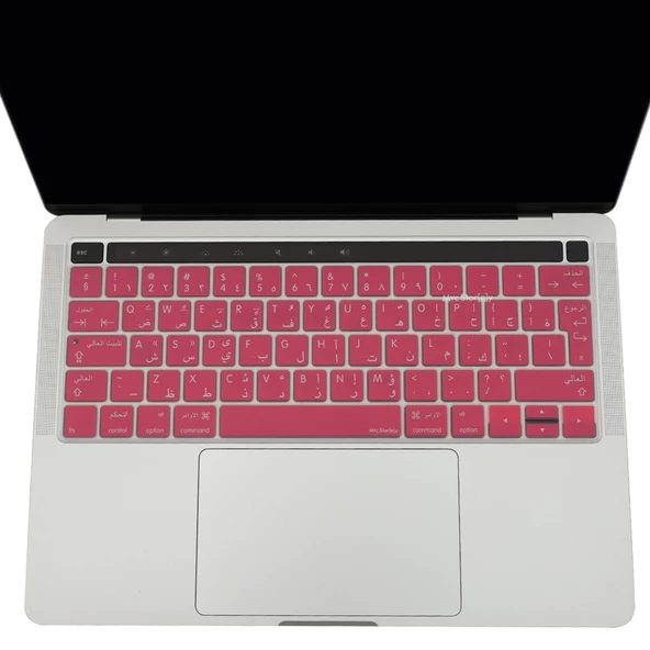 Arapça Klavye Macbook Pro Kılıfı A1706 A1989 A2159 A1707 A1990 UK Enter ile Uyumlu - 5