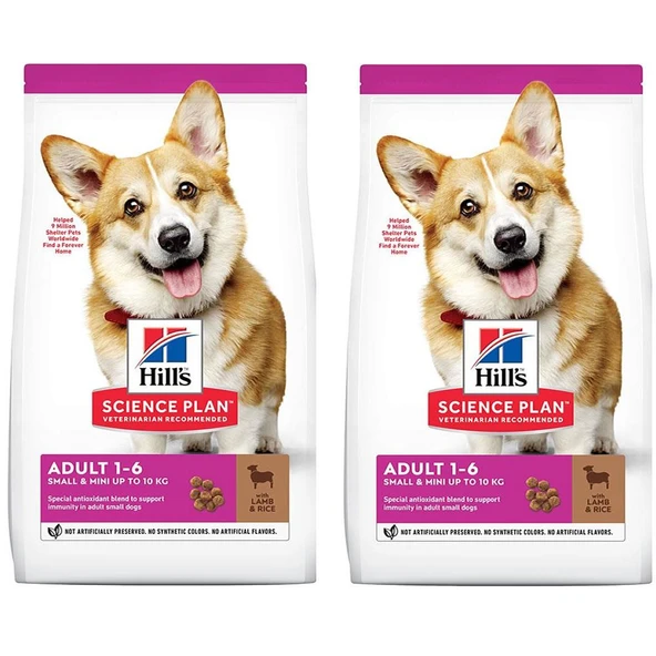 Hills Small Mini Kuzulu Yetişkin Köpek Maması 1,5 Kg 2 Adet - 1