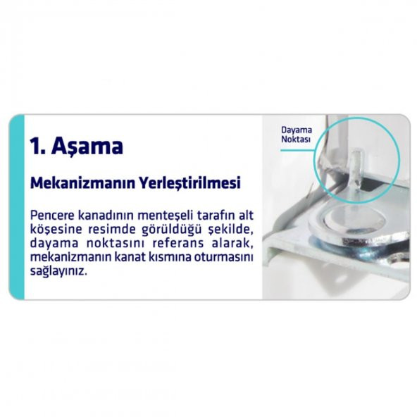 Arwin Sol Açılım Pencere için Kademeli Havalandırma Mekanizması - 5