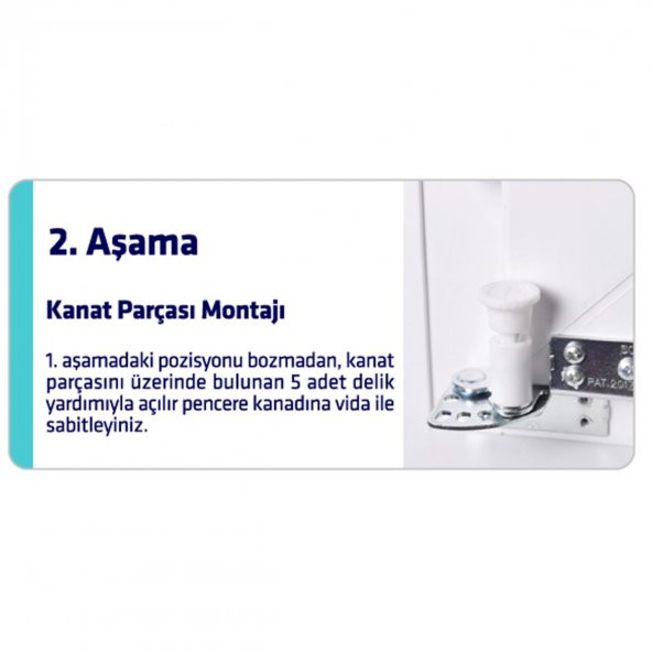 Arwin Sol Açılım Pencere için Kademeli Havalandırma Mekanizması - 6