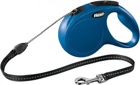 Flexi New Classic İp Mavi M Gezdirme Tasması 5 Mt