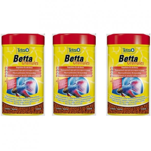 Tetra Betta Granules 5 Gr 3 Adet