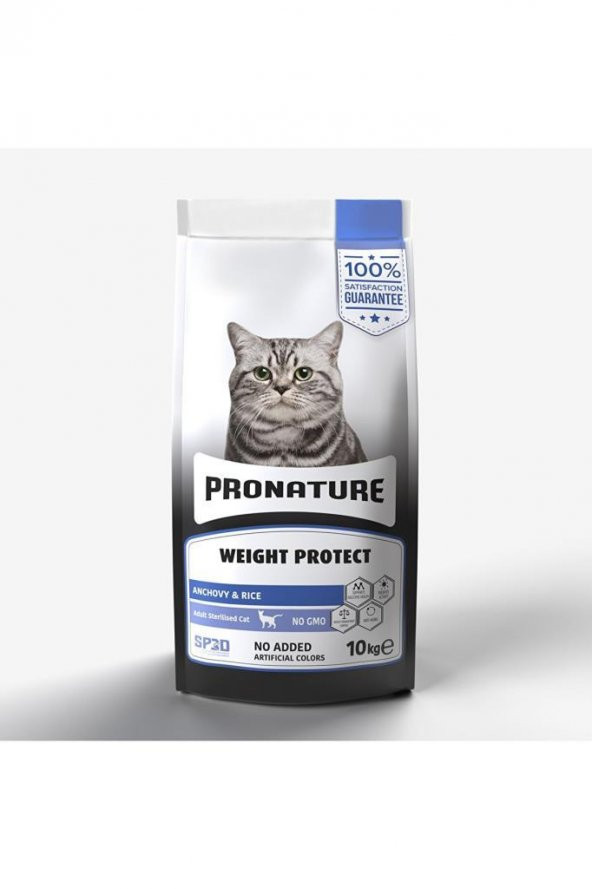 Pronature Hamsili ve Pirinçli Kısırlaştırılmış Yetişkin Kedi Maması 10 Kg