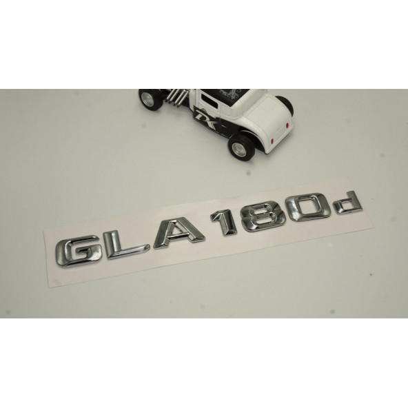 Benz GLA 180d Bagaj Krom Metal 3M 3D Yazı Logo - Resim 2