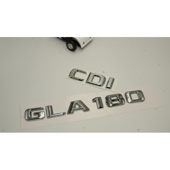 Benz GLA 180 CDi Bagaj Krom Metal 3M 3D Yazı Logo - Resim 2