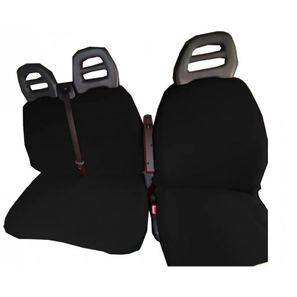 2+1 KAMYONET SİYAH PENYE KUMAŞ OTO KOLTUK KILIFI ürün görseli 1