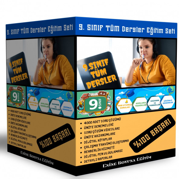 9. Sınıf Tüm Dersler Dijital Eğitim Seti