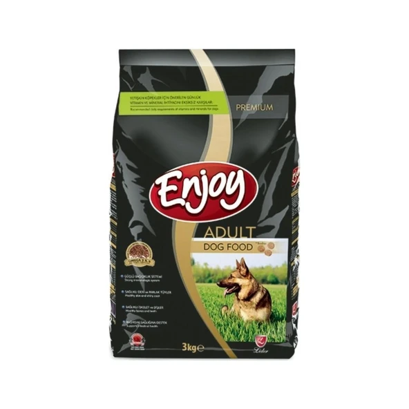 Enjoy Yetişkin Tavuklu Köpek Maması 3 Kg