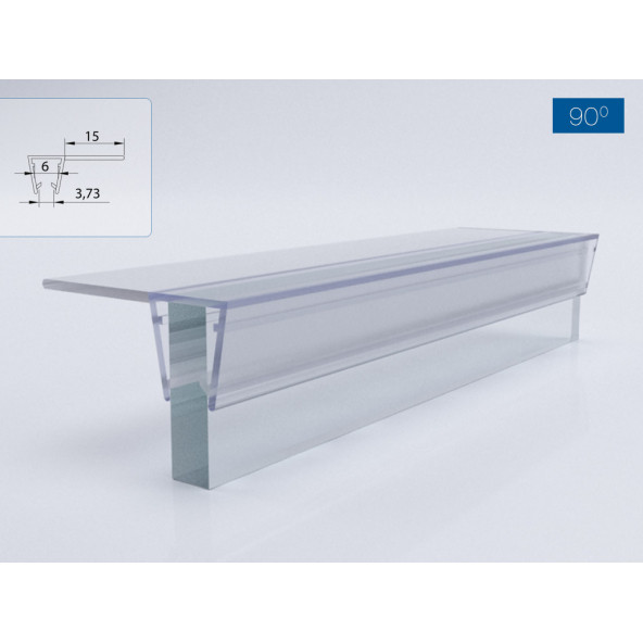 Duşakabin Mıknatıslı Fitil ve 2 Adet Suluk Fitili Cam 5mm 6mm 180 cm Oval Köşe Düz Uyumlu - 3