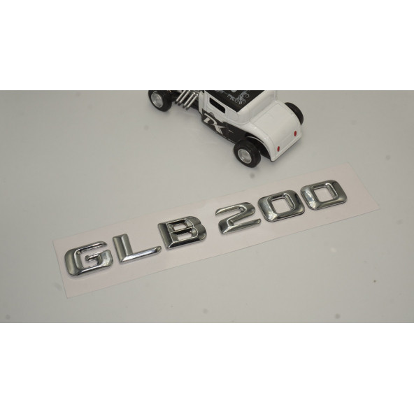 Benz GLB 200 Bagaj Krom Metal 3M 3D Yazı Logo - 2
