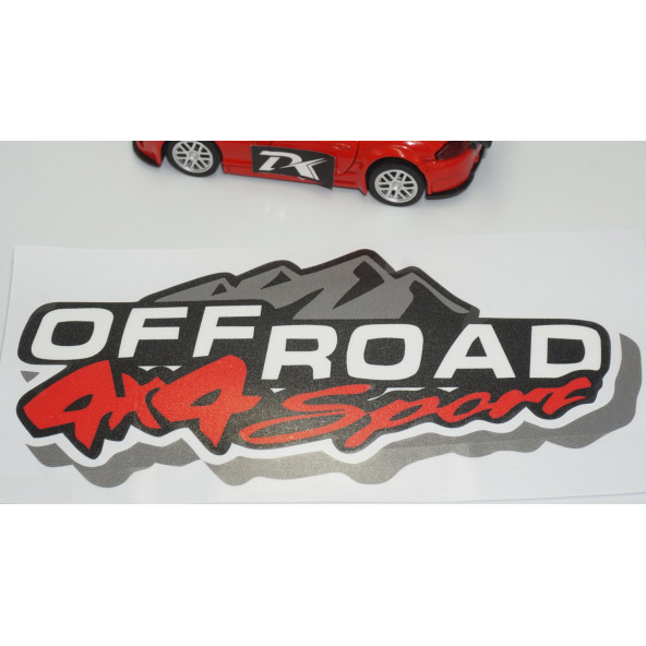Arazi Aracı Off Road 4x4 Sport Kaput Bagaj Sticker - 3