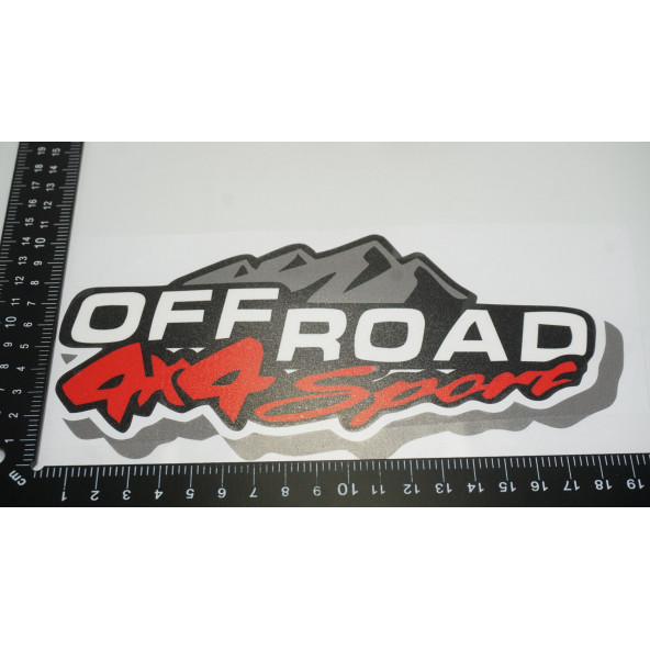 Arazi Aracı Off Road 4x4 Sport Kaput Bagaj Sticker - 4