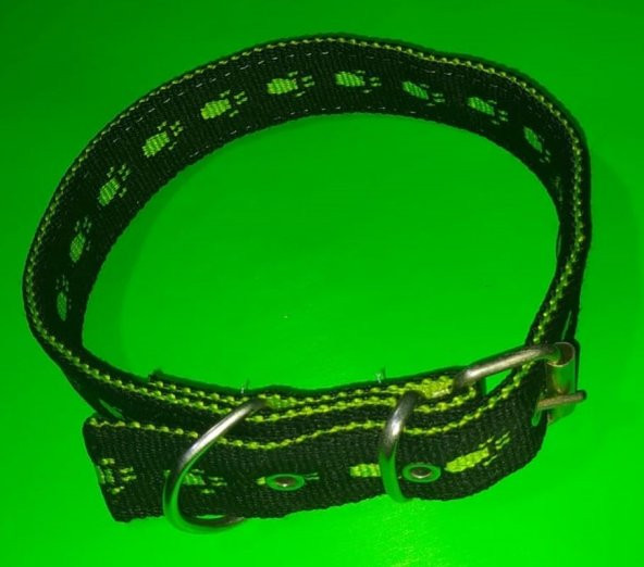 60 CM X3CM PATİLİ ORTA  TASMA SİYAH