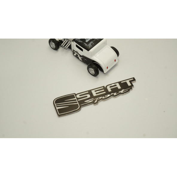 Seat Sport Logo Epoksi ABS Bagaj 3M 3D Logo Arma - Resim 2