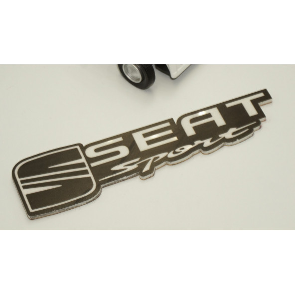 Seat Sport Logo Epoksi ABS Bagaj 3M 3D Logo Arma - Resim 3