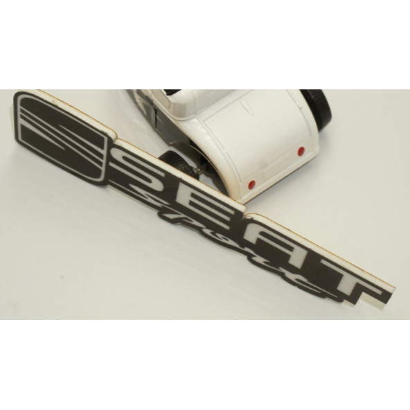 Seat Sport Logo Epoksi ABS Bagaj 3M 3D Logo Arma - Resim 4