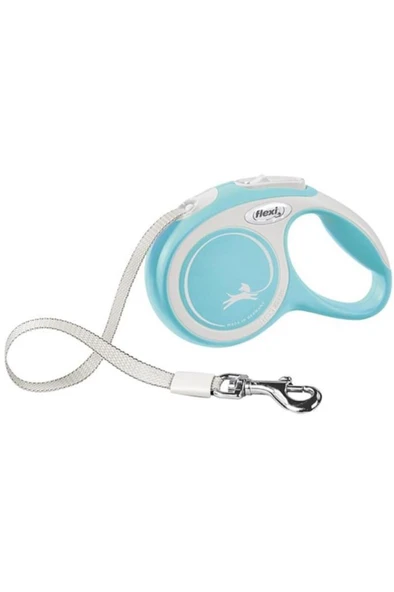 Flexi New Comfort Otomatik Açik Mavi Serit Gezdirme Medium 5 Metre ürün görseli 1