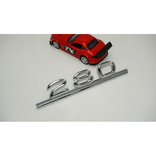 Benz W111 280 Bagaj Krom Metal 3M 3D Yazı Logo - 2