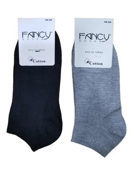 Fancy 6 Adet Ekonomik Bayan Patik Çorap - 5