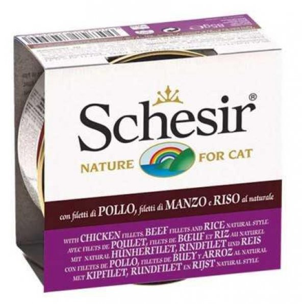 Schesir Tavuklu, Sigir Ve Pirinçli Yetiskin Kedi Yas Mamasi 85gr