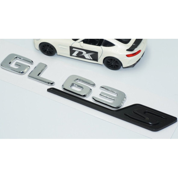 DK Tuning GL63S Bagaj Krom Siyah ABS Yazı Logo Benz İle Uyumlu - 3