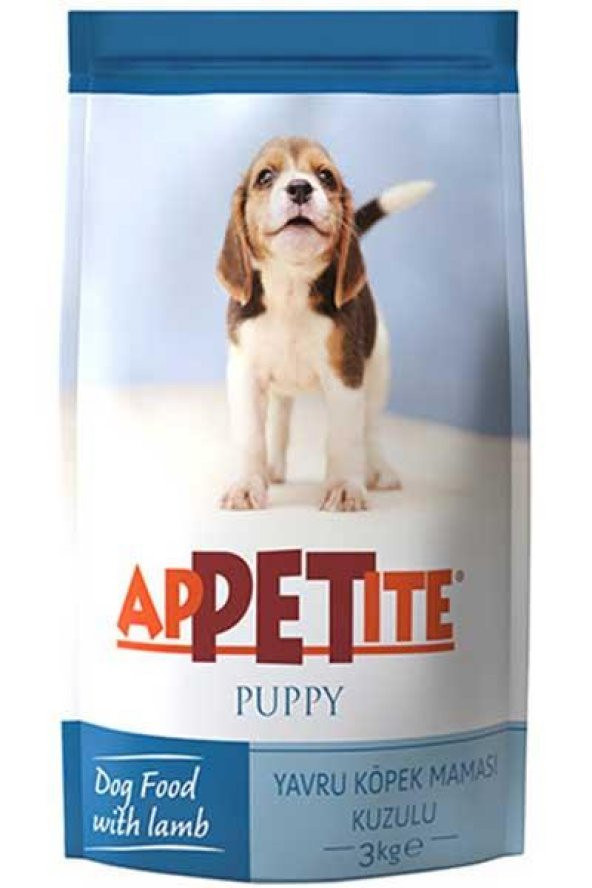 Appetite Puppy Kuzulu Yavru Köpek Mamasi 3kg