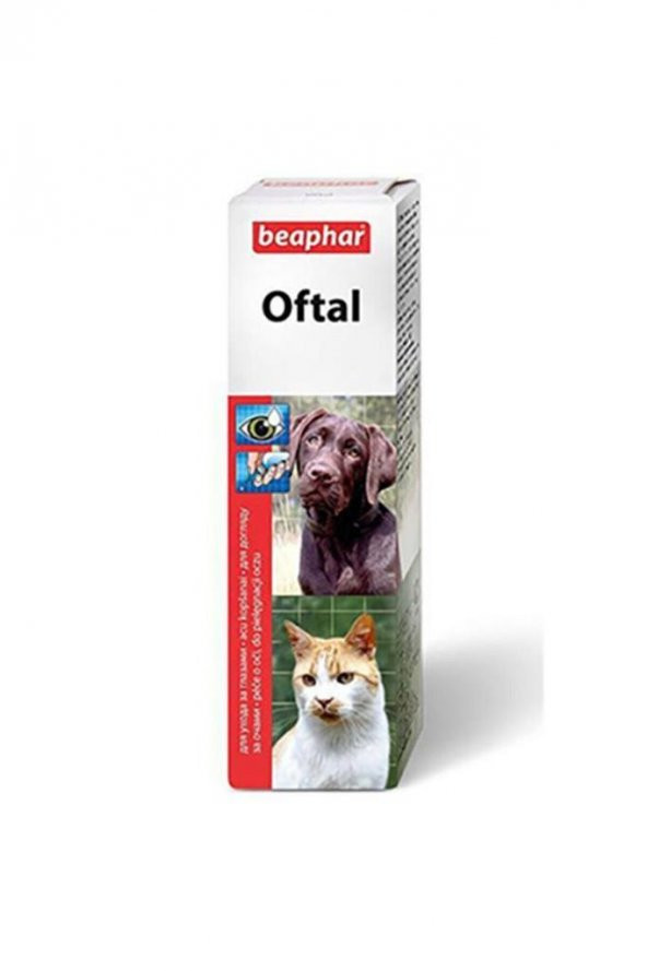 Beaphar Oftal Kedi ve Köpek Gözyasi Lekesi Temizleme Sivisi 50ml