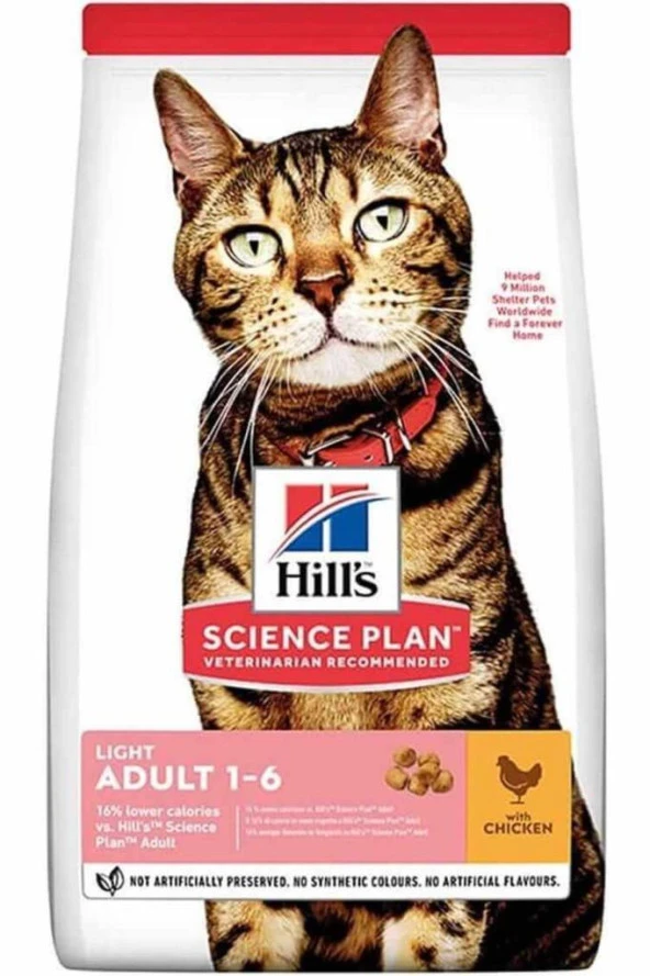 Hills Light Tavuk Etli Yetişkin Kedi Maması 3kg