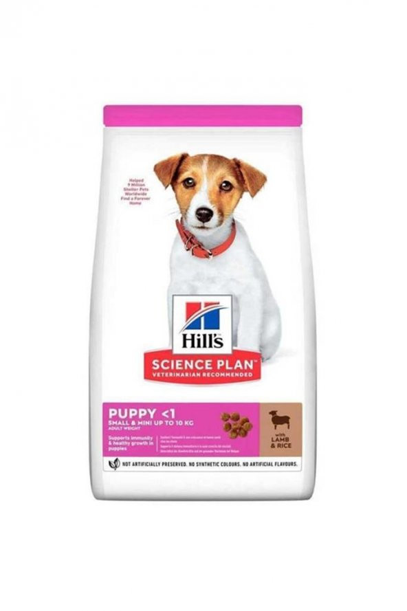 Hills Puppy Kuzulu ve Pirinçli Küçük Irk Yavru Köpek Maması 3kg