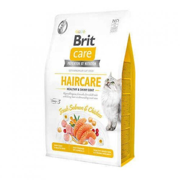 Brit Care Deri ve Tüy Sağlığı İçin Tahılsız Kedi Maması 7kg
