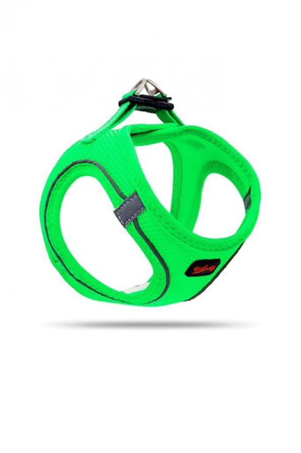 Tailpetz Airmesh Neon Yeşil Göğüs Tasması XS