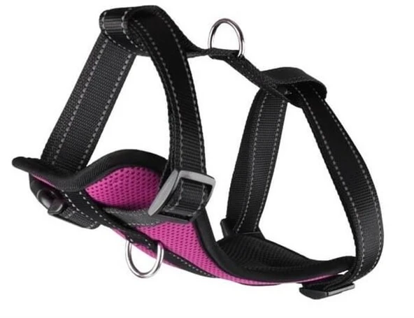Flamingo Milou Köpek Göğüs Tasması Fuşya S 30-45C