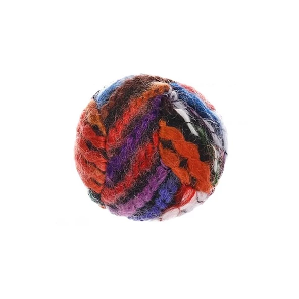 Flamingo Peluş İpli Renkli Top Kedi Oyuncağı - 4