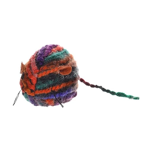 Flamingo Eleine Peluş İpli Kedi Oyuncağı Renkli - 3