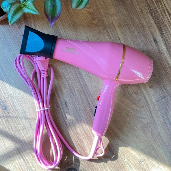 Trendy Profesyonel Fön Makinesi Pembe - 3